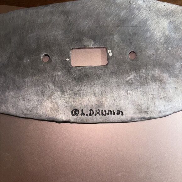 L.D.Rumm Metal Art Design Light Switch Plate Child Decor Rocket Space Bedroom - Picture 5 of 5